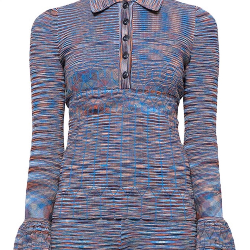 Jonathan Simkhai Mackenna space dye knit top